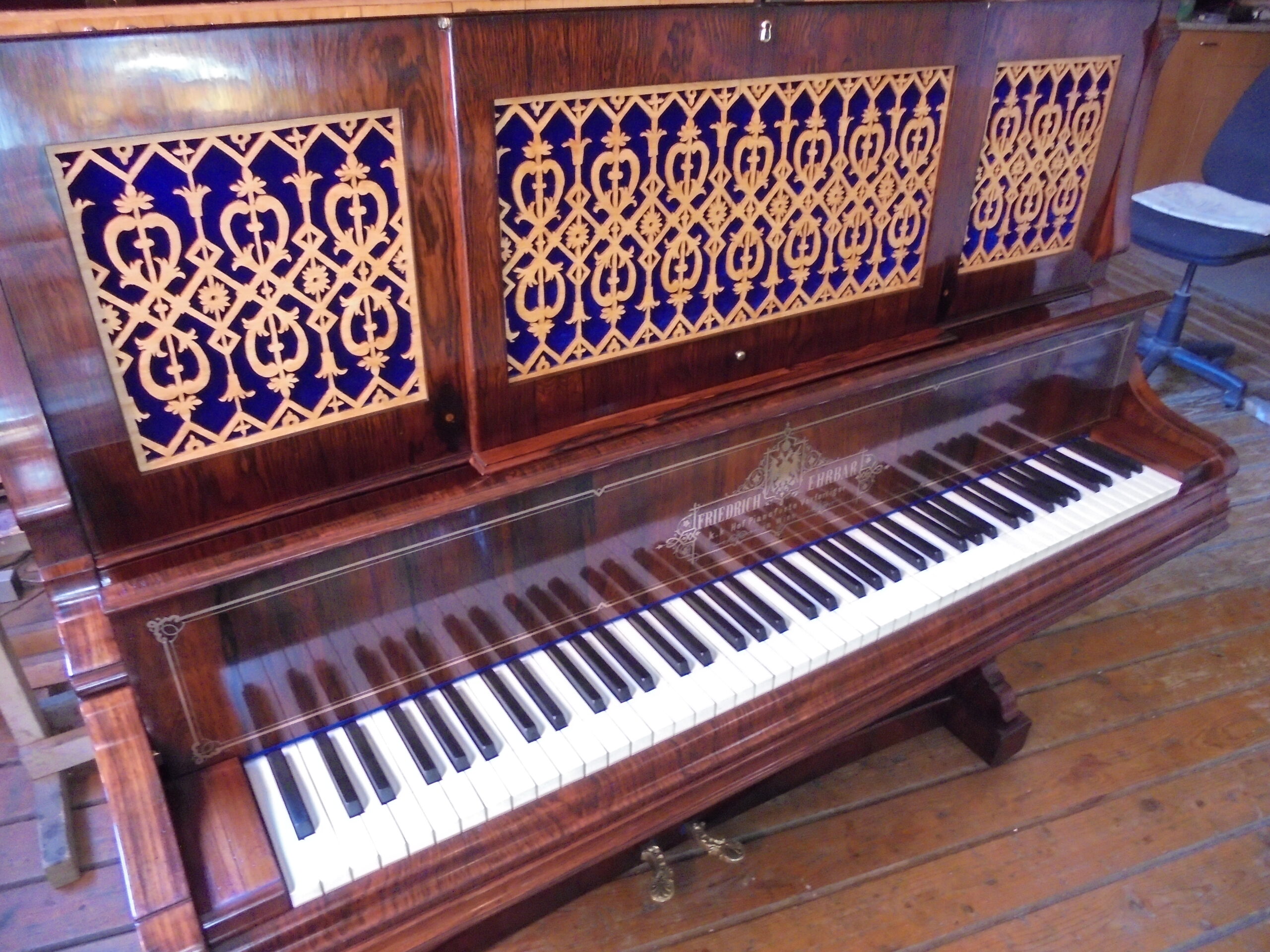 Historické klavíry – restaurování